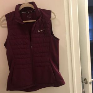 Nike running vest with zip pockets